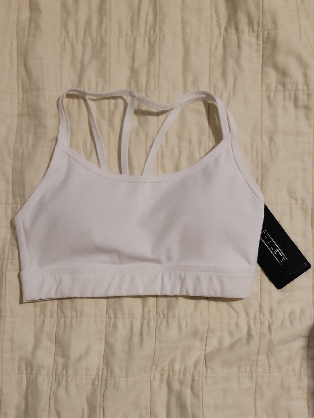 Alphalete Surface Tri Bra - White 